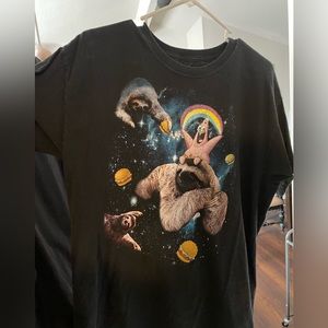 Patrick Star Sloth Rainbow Tee